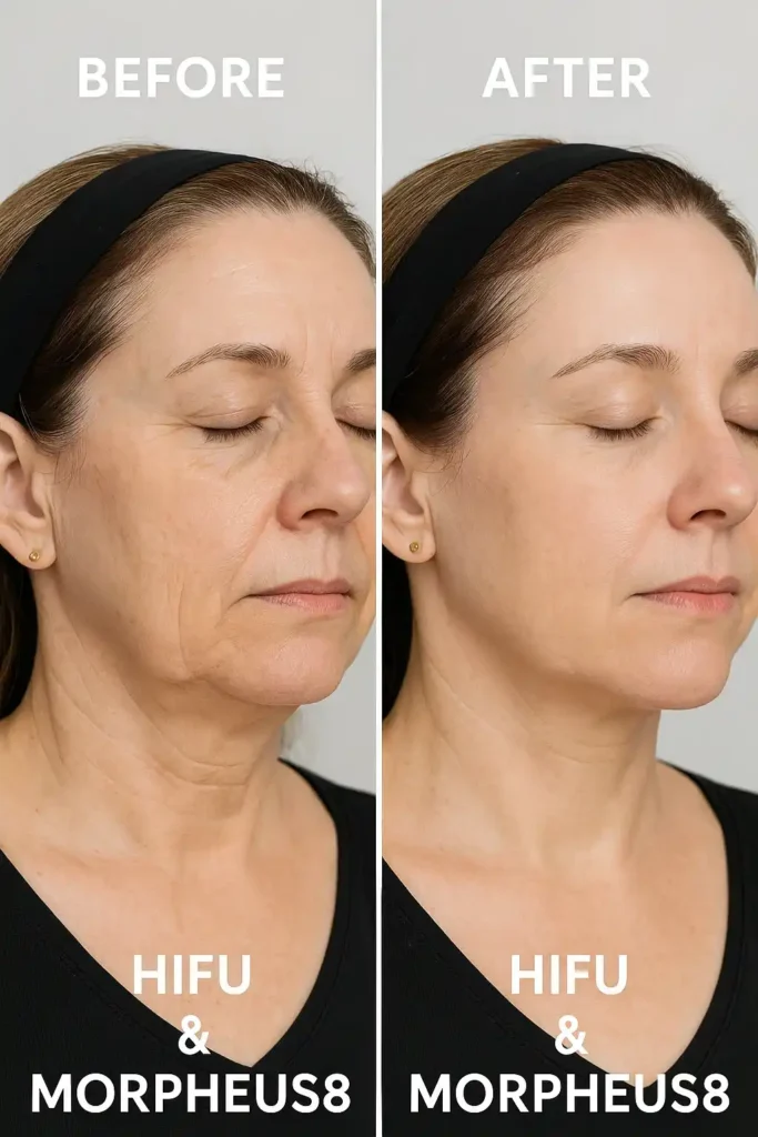 HIFU & Morpheus8 treatment results Herefordshire - book in today!