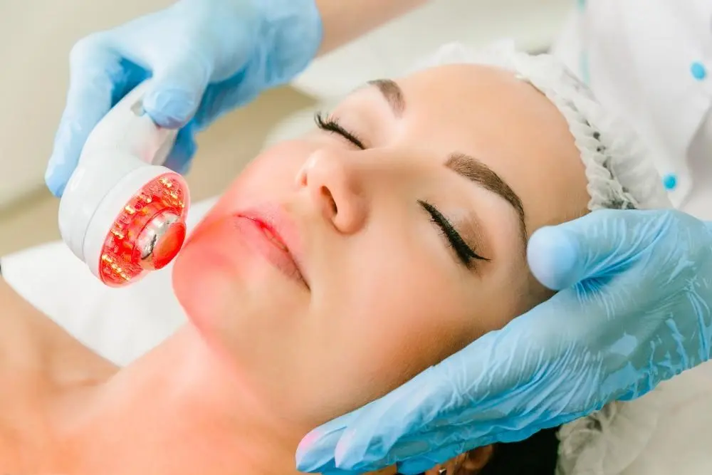 woman having non-surgical Morph8 treatment Herefordshire