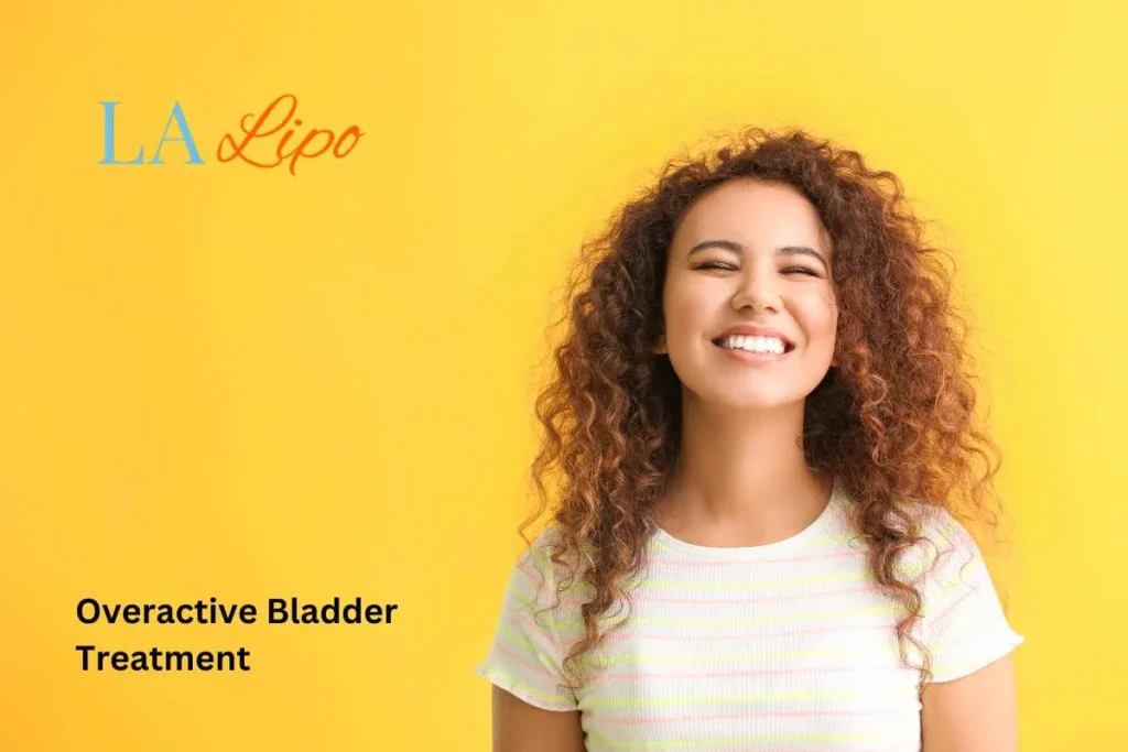 woman smiling about overactive bladder treatment Herefordshire solutions