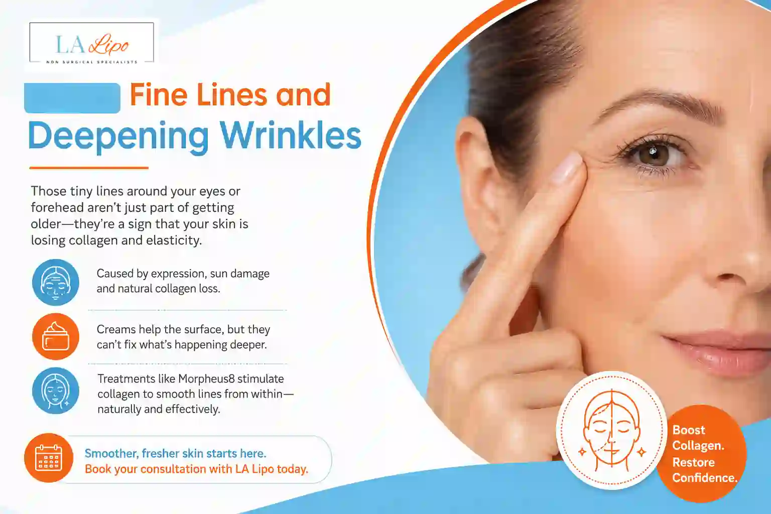 Sign #2: Fine Lines and Deepening Wrinkles Herefordshire